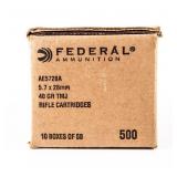 Ammo 500 Rounds 5.7x28