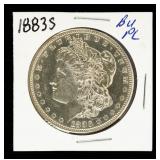 Coin 1883-S Morgan Silver Dollar B.U. DMPL