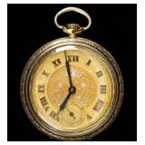 Bulova Open Face Pocket Watch 17 Jewels