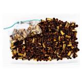 9.6 Pounds Of .45 ACP Brass Cleaned & De-Primed