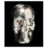Coin 1 Troy Ounce of .999 Fine Silver Skull