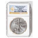 Coin 2013-W  American Silver Eagle NGC MS70