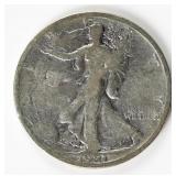 Coin 1921-S Walking Liberty Half Dollar in Good