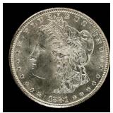 Coin 1881-S Morgan Silver Dollar Brilliant Unc.