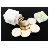 Coin (20) 1968-D Kennedy 40% Silver Half Dollars B