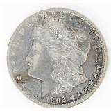 Coin 1892-CC  Morgan Silver Dollar in Fine