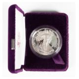 Coin 1986 Proof American Silver Eagle w/ Box