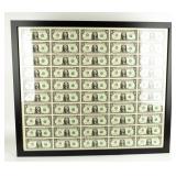 Coin 2017 Uncut Sheet of 50 $1 Federal Reserve