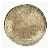 Coin 1921-S Morgan Silver Dollar BU Rainbow