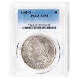Coin 1885-O Morgan Silver Dollar PCGS AU58