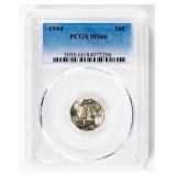 Coin 1944  Mercury Dime PCGS MS66