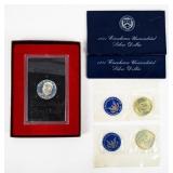 Coin 3 Silver Eisenhower Proof & Unc. Dollars