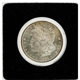 Coin 1881-O Morgan Silver Dollar in Brilliant Unc.