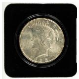 Coin 1925 Peace Silver Dollar in Brilliant Unc.
