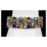 Jewelry Sterling Silver Rainbow Bracelet