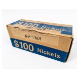 Coin Pre1970 Jefferson Nickels 2000 pcs $100 Face