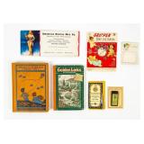 Vintage Paper Goods, Sewing Notions, Books