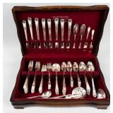 80 Piece Roger Bros Silver-Plated Flatware Set