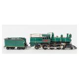 HO Scale Locomotive & Tender, All Metal, Brand Unk