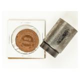 Coin Royal Arch Chapter Token with Actual Die