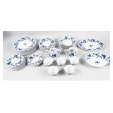 Vintage Royal Meissen Fine China Set  43 Pieces