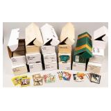 Set of 16 Sports Card Long Boxes  MLB, NBA, NFL +