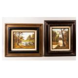 Lot of 2 Robert A. McIntyre Oil Paintings