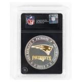 Coin 2014 New England Patriots Silver Dollar Proof