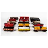 Large Lot Marx Toy Train Cars / Older Connectors
