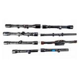 Lot Of 8 Rifle Scopes From Weaver, Mono & Condor