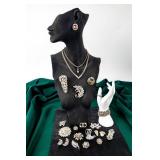 Jewelry Lot of White Costume Pieces