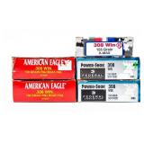 Ammo 100 Rounds Of Factory .308 Win. Mixed Brands