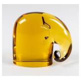 Gaspari Glass Elephant Sculpture