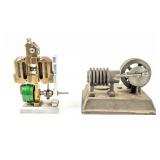 Lot Of 2 Miniature Model Engines