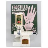 Rare Vtg Frostilla Fragrant Hand Lotion Dispenser