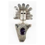 Jewelry Sterling Silver Kachina Pendant