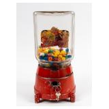 Vintage 1¢ Yu Chu Company Cast Iron Gumball Disp