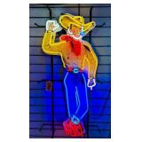 Las Vegas Pioneer Club Neon Sign Cowboy