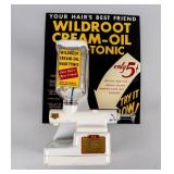 Rare Vtg Wildroot Cream Oil Hair Tonic Dispenser