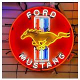 Ford Mustang Neon Sign