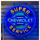 Chevrolet Super Service Neon Sign