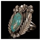 Jewelry Sterling Silver Turquoise Ring