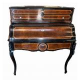Antique 1880 Palliard Style Inlaid Music Box Desk