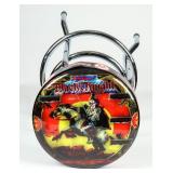 Arcade Barstool  Black Knight Pinball