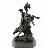 Bronze Remington Ambush Cowboy Sculpture