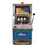 Vintage Bally Alman 3 Bar 5¢ Slot Machine