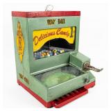 Vintage Play Ball Gumball / Pinball Vending Machin