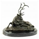 Bronze Elk Sculpture