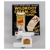 Rare Vtg Wildroot Cream Oil Hair Tonic Dispenser