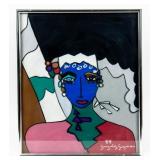 Vintage Cristóbal González Guzmán Painting